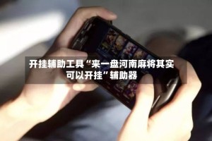 开挂辅助工具“来一盘河南麻将其实可以开挂”辅助器