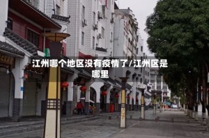 江州哪个地区没有疫情了/江州区是哪里