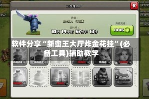软件分享“新蛮王大厅炸金花挂”(必备工具)辅助教学