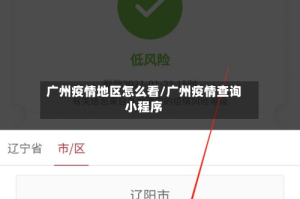广州疫情地区怎么看/广州疫情查询小程序
