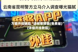 万能开挂辅助“透视看牌器(免费版)”(详细开挂教程)