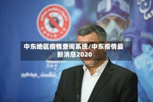 中东地区疫情查询系统/中东疫情最新消息2020