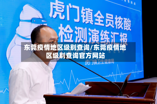 东莞疫情地区级别查询/东莞疫情地区级别查询官方网站-第2张图片