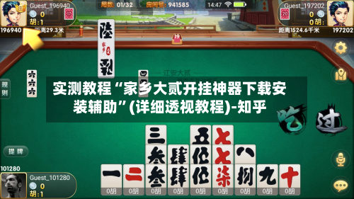 实测教程“家乡大贰开挂神器下载安装辅助”(详细透视教程)-知乎-第2张图片