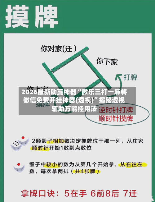 2026最新助赢神器“微乐三打一麻将微信免费开挂神器(透视)	”揭秘透视辅助万能挂用法-第1张图片