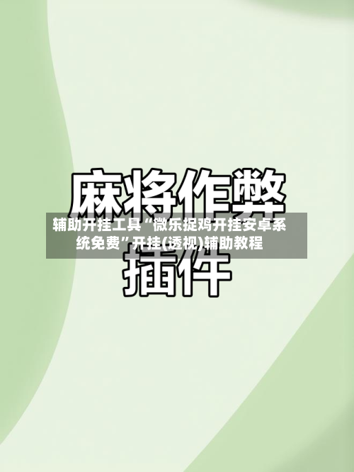 辅助开挂工具“微乐捉鸡开挂安卓系统免费”开挂(透视)辅助教程-第1张图片