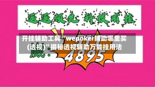 开挂辅助工具“wepoker辅助哪里买(透视)”揭秘透视辅助万能挂用法-第3张图片