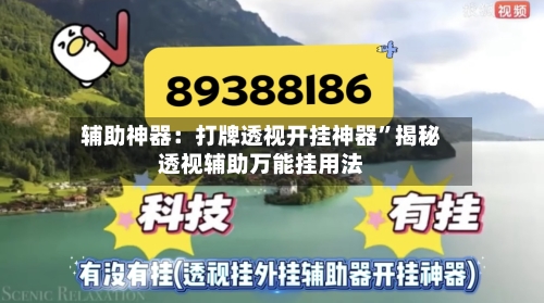 辅助神器：打牌透视开挂神器	”揭秘透视辅助万能挂用法-第2张图片