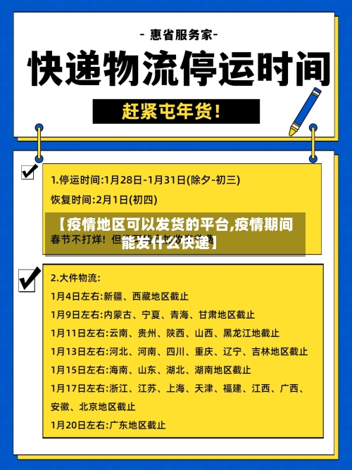 【疫情地区可以发货的平台,疫情期间能发什么快递】-第1张图片