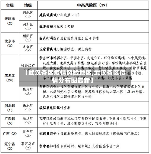 【武汉各区疫情风险地区,武汉各区疫情分布图最新】-第2张图片