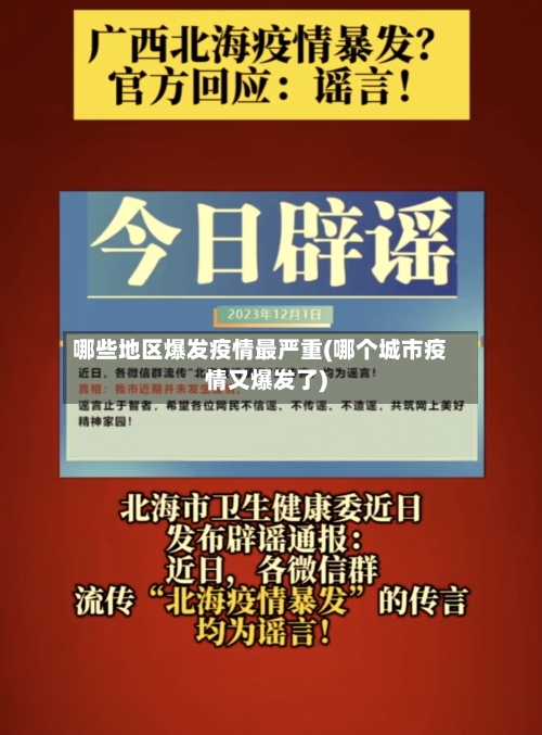 哪些地区爆发疫情最严重(哪个城市疫情又爆发了)-第2张图片