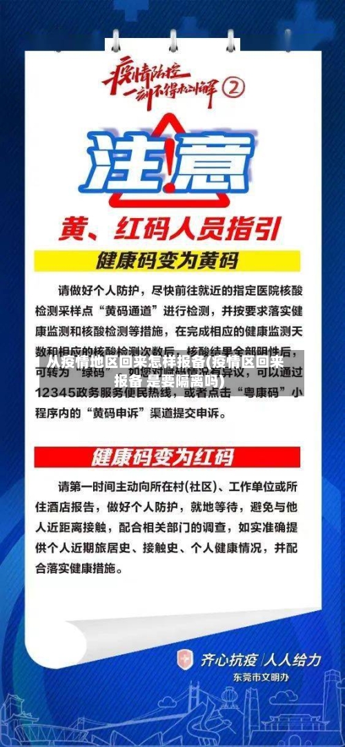 从疫情地区回来怎样报备(疫情区回来报备 是要隔离吗)-第1张图片