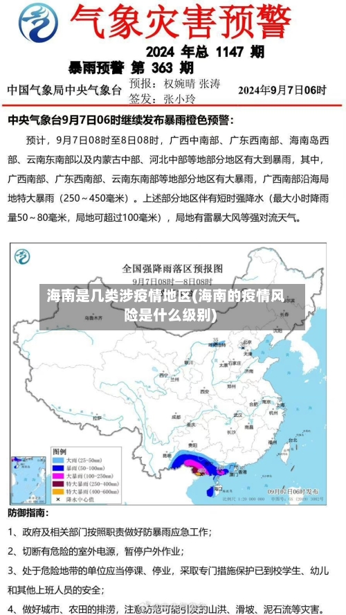 海南是几类涉疫情地区(海南的疫情风险是什么级别)-第1张图片