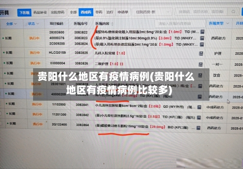贵阳什么地区有疫情病例(贵阳什么地区有疫情病例比较多)-第1张图片