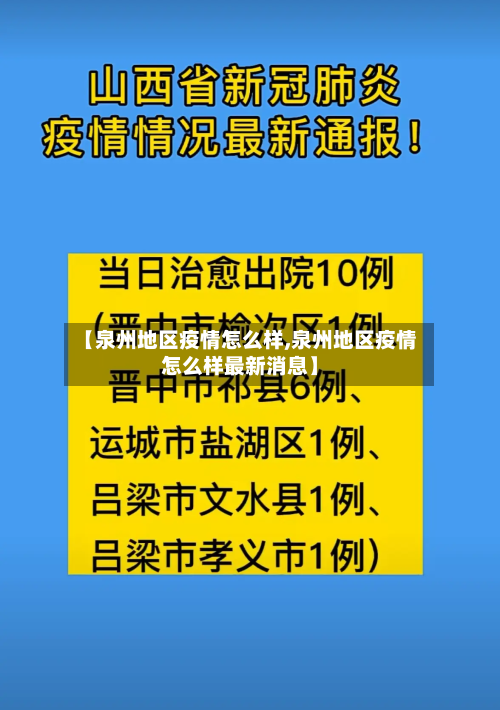 【泉州地区疫情怎么样,泉州地区疫情怎么样最新消息】-第1张图片