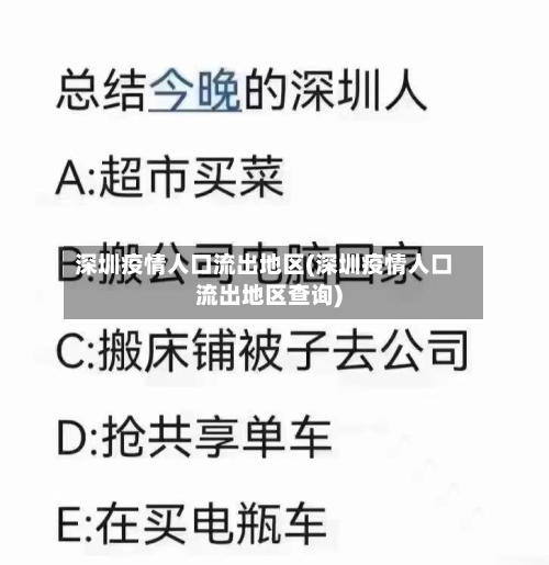 深圳疫情人口流出地区(深圳疫情人口流出地区查询)-第2张图片