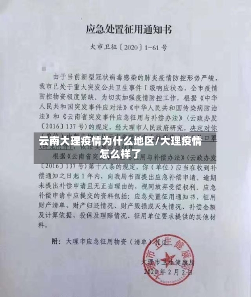云南大理疫情为什么地区/大理疫情怎么样了-第3张图片